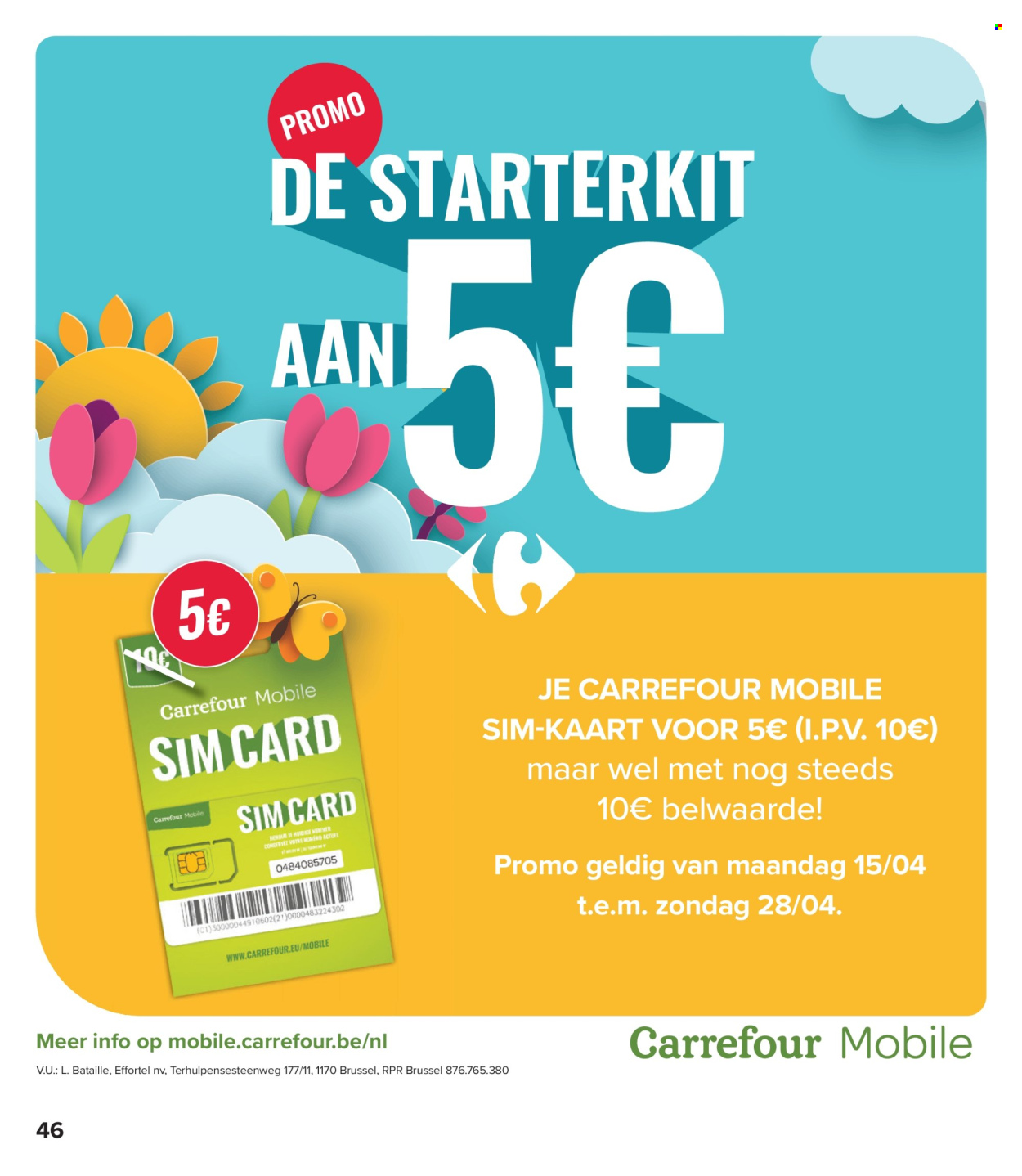 Carrefour hypermarkt-aanbieding  - 24.4.2024 - 6.5.2024. Pagina 46.