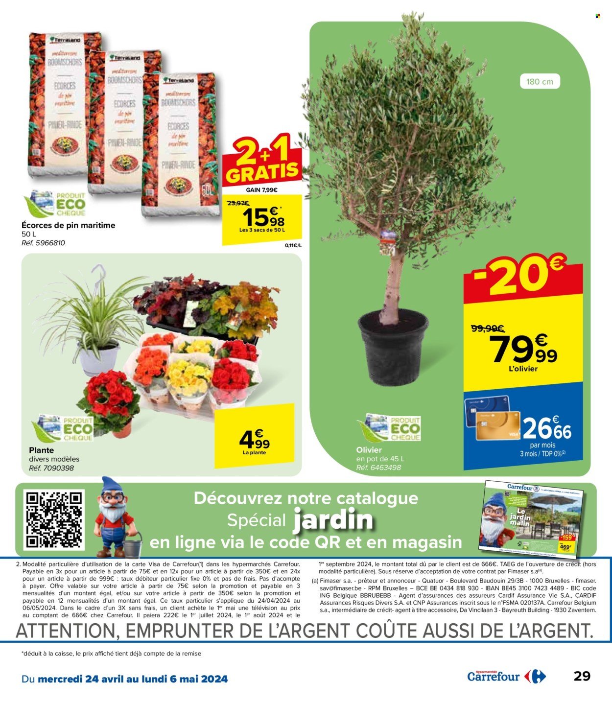 Carrefour hypermarkt-aanbieding  - 24.4.2024 - 6.5.2024. Pagina 29.