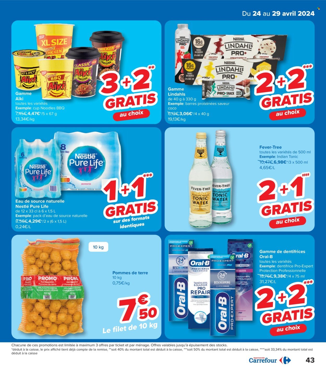 Carrefour hypermarkt-aanbieding  - 24.4.2024 - 6.5.2024. Pagina 43.
