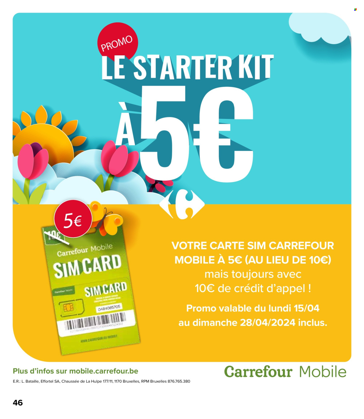 Carrefour hypermarkt-aanbieding  - 24.4.2024 - 6.5.2024. Pagina 46.