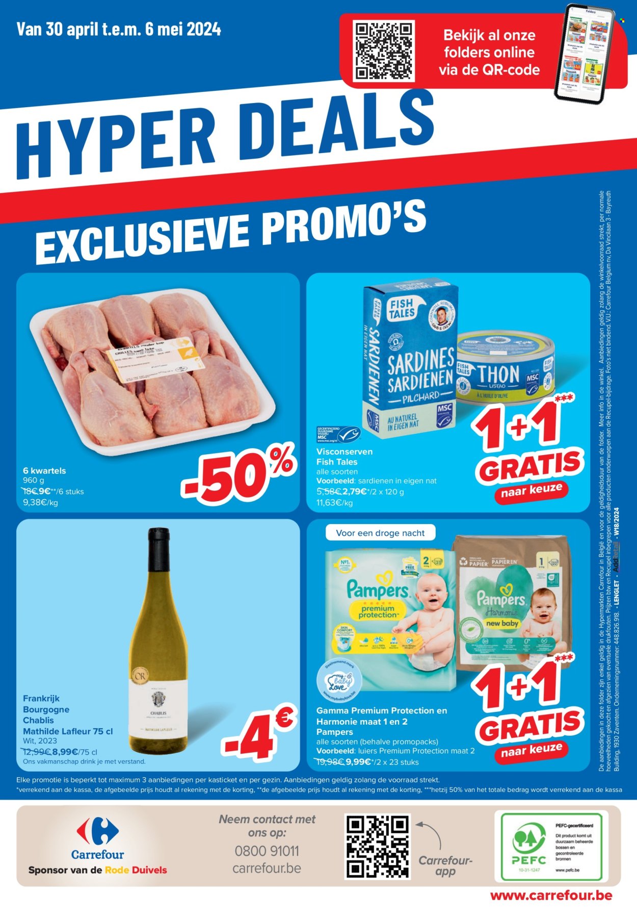 Carrefour hypermarkt-aanbieding  - 30.4.2024 - 13.5.2024. Pagina 52.