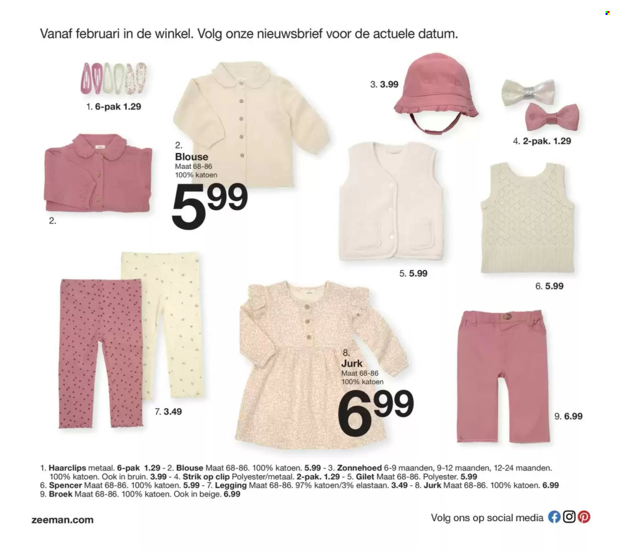 Zeeman-aanbieding  - 7.2.2025 - 31.7.2025. Pagina 18.