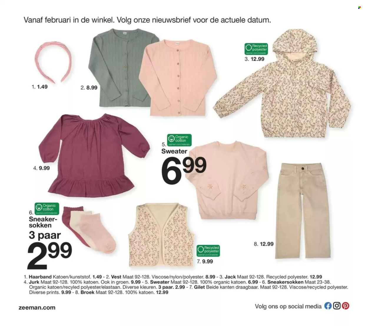 Zeeman-aanbieding  - 7.2.2025 - 31.7.2025. Pagina 30.