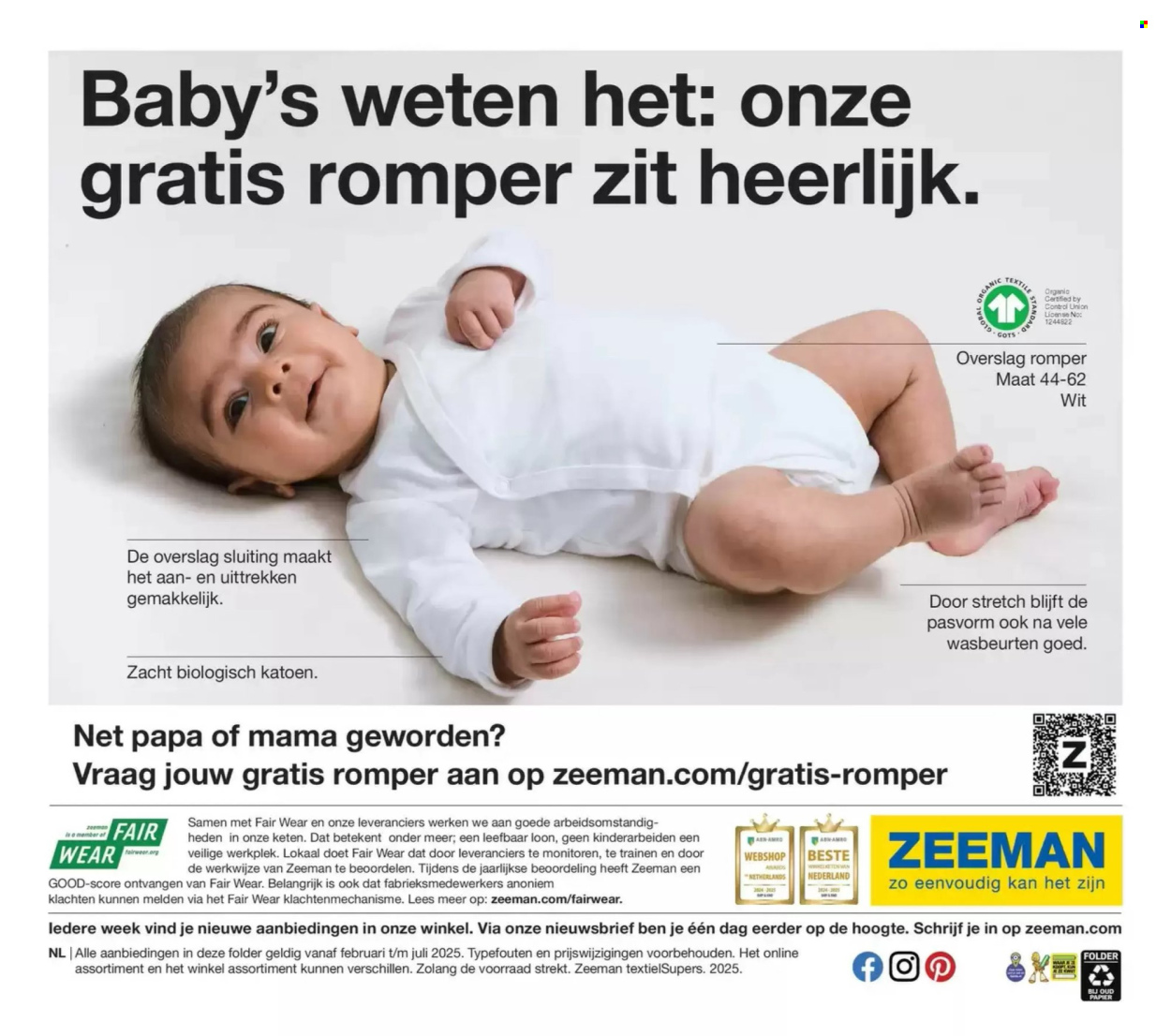 Zeeman-aanbieding  - 7.2.2025 - 31.7.2025. Pagina 40.