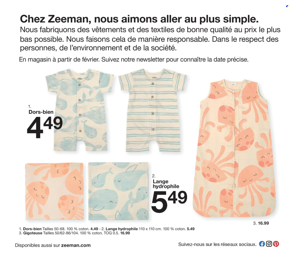 Zeeman-aanbieding  - 7.2.2025 - 31.7.2025. Pagina 12.