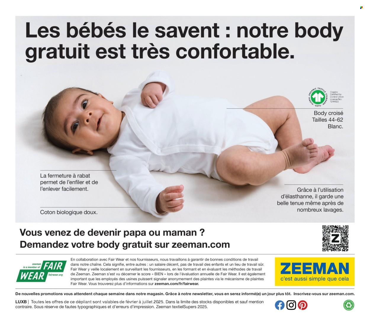 Zeeman-aanbieding  - 7.2.2025 - 31.7.2025. Pagina 40.