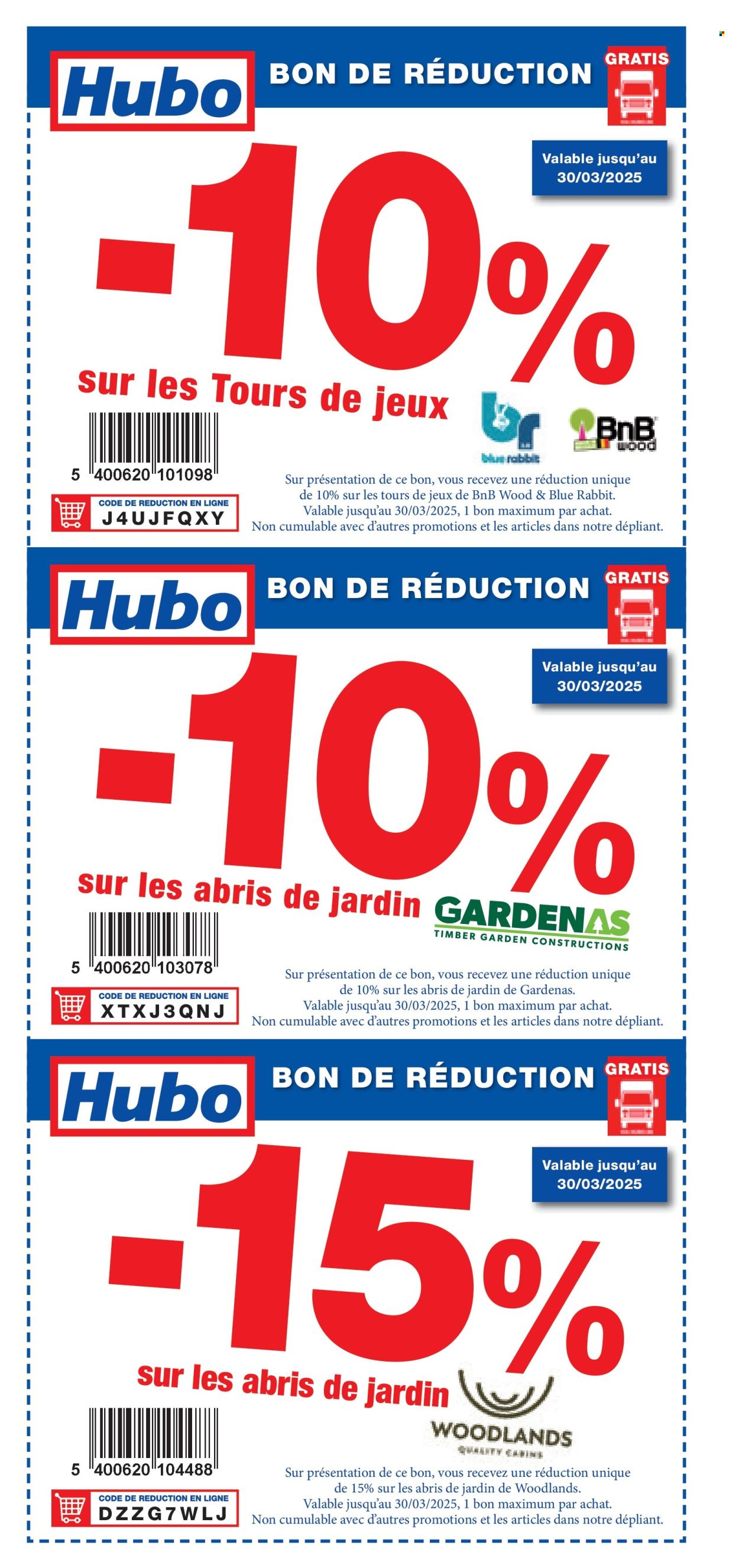 Hubo-aanbieding . Pagina 2.