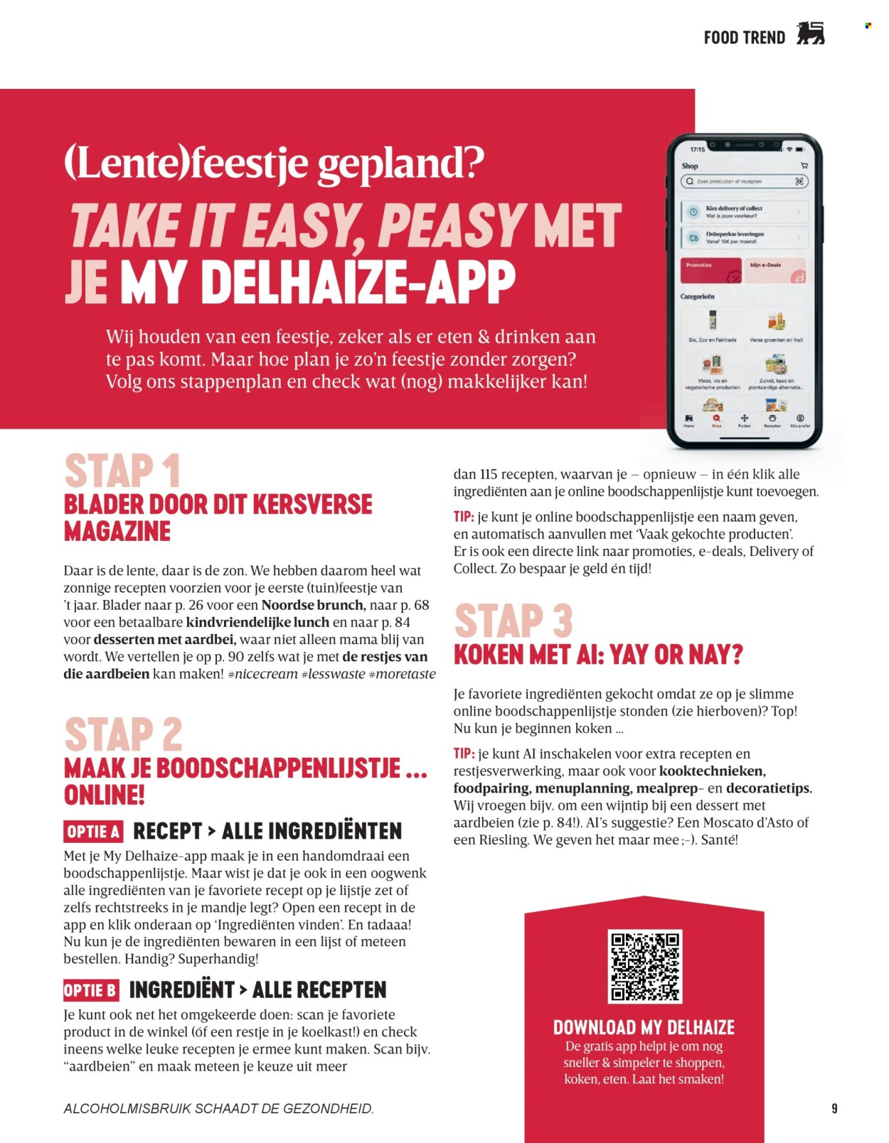 Delhaize-aanbieding . Pagina 9.