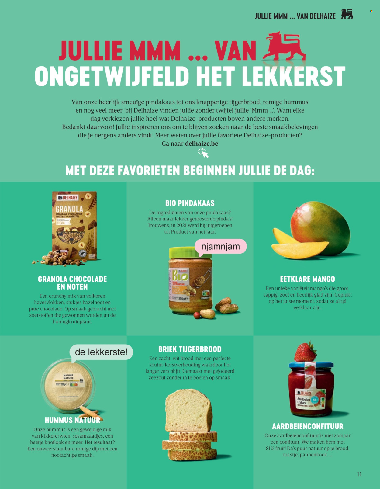 Delhaize-aanbieding . Pagina 11.