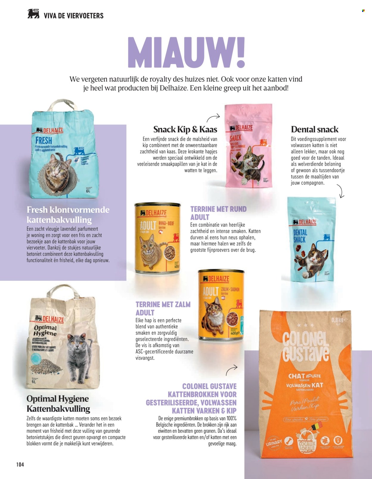 Delhaize-aanbieding . Pagina 104.
