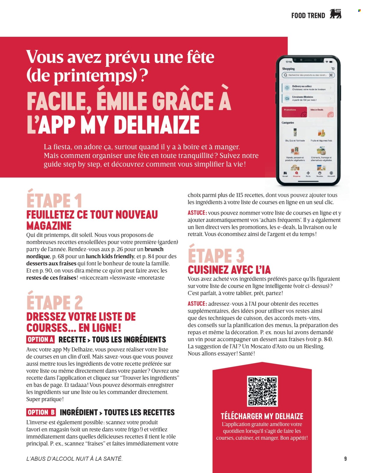 Delhaize-aanbieding . Pagina 9.