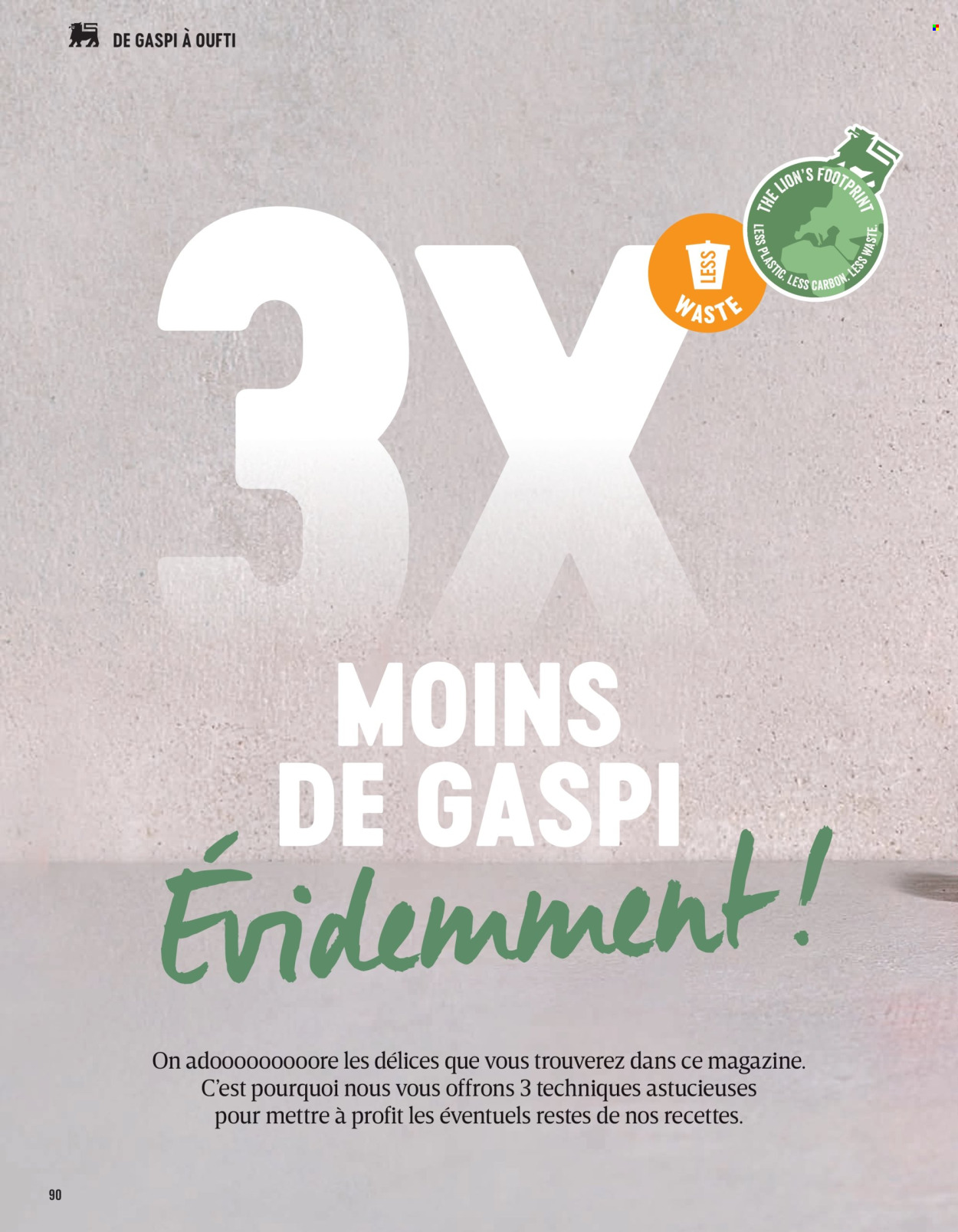 Delhaize-aanbieding . Pagina 90.