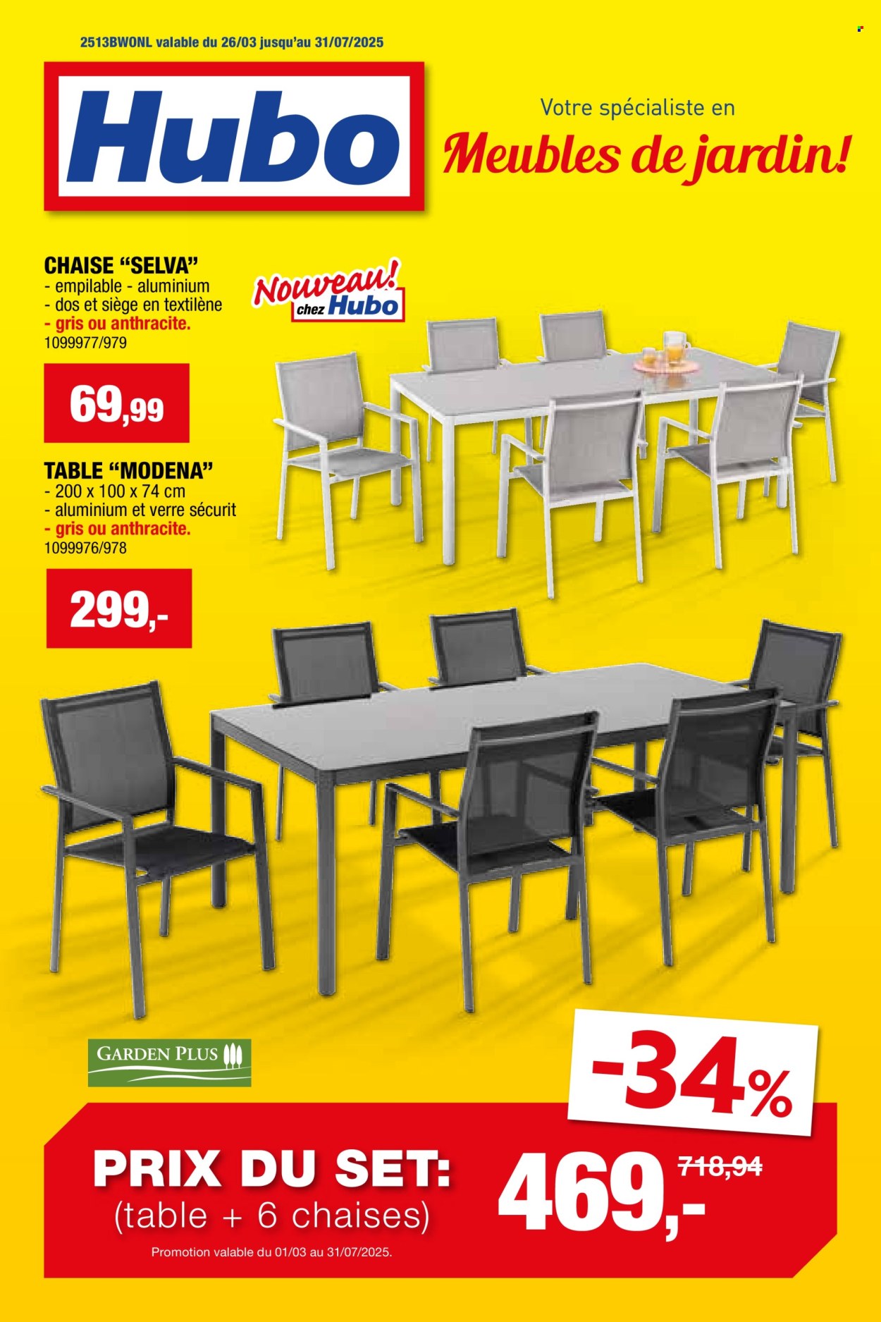 Hubo-aanbieding  - 26.3.2025 - 31.7.2025. Pagina 1.