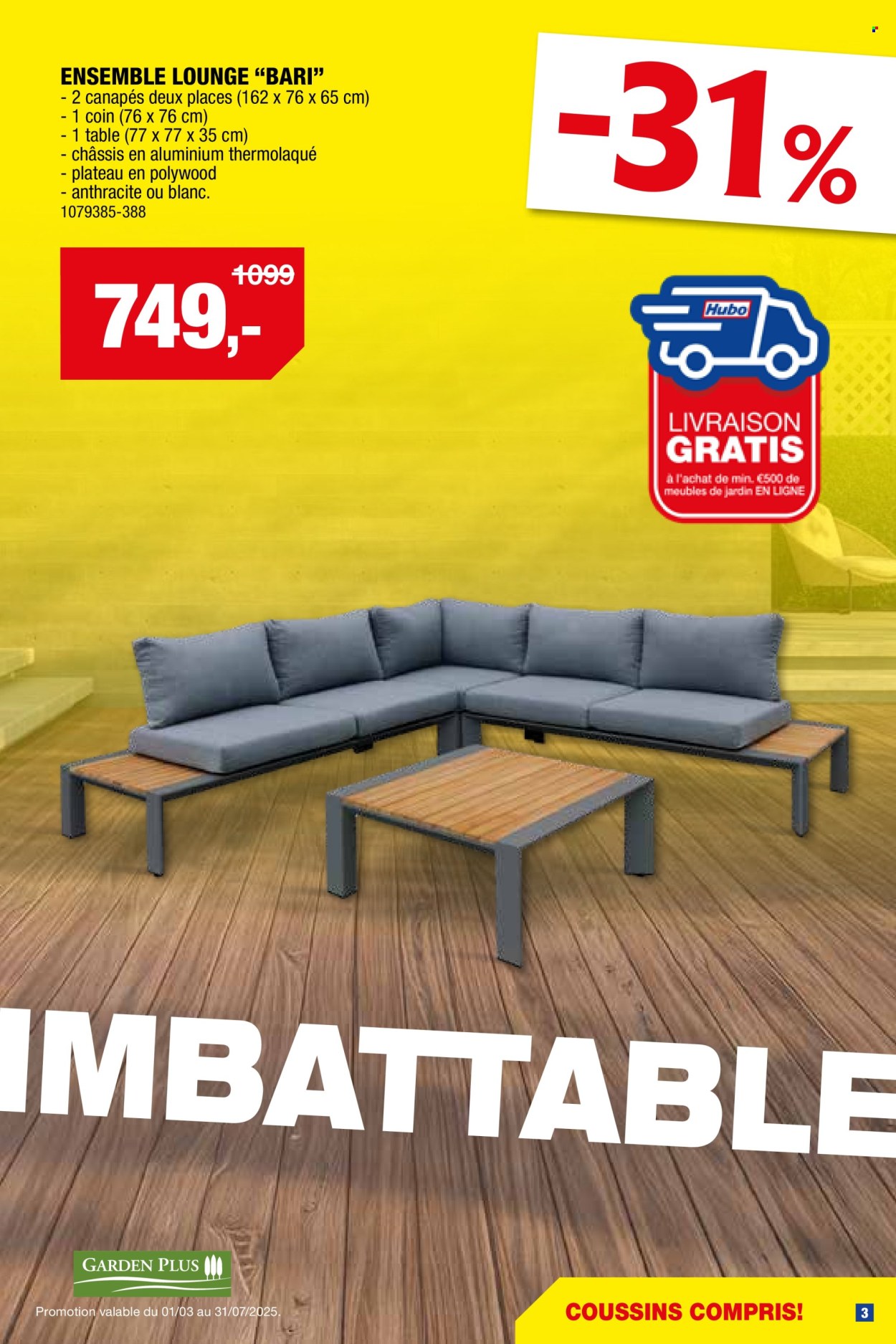 Hubo-aanbieding  - 26.3.2025 - 31.7.2025. Pagina 3.