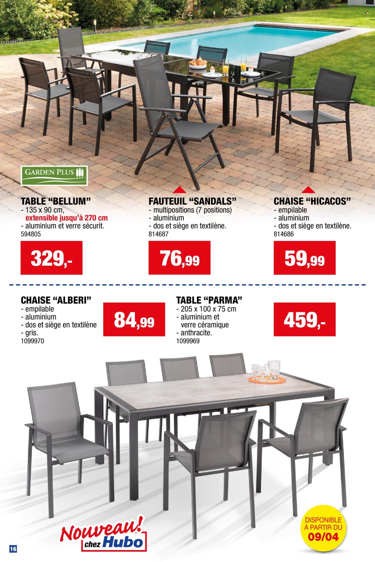 Hubo-aanbieding  - 26.3.2025 - 31.7.2025. Pagina 16.