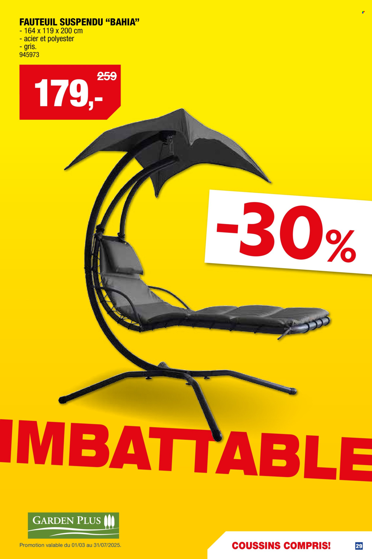 Hubo-aanbieding  - 26.3.2025 - 31.7.2025. Pagina 29.