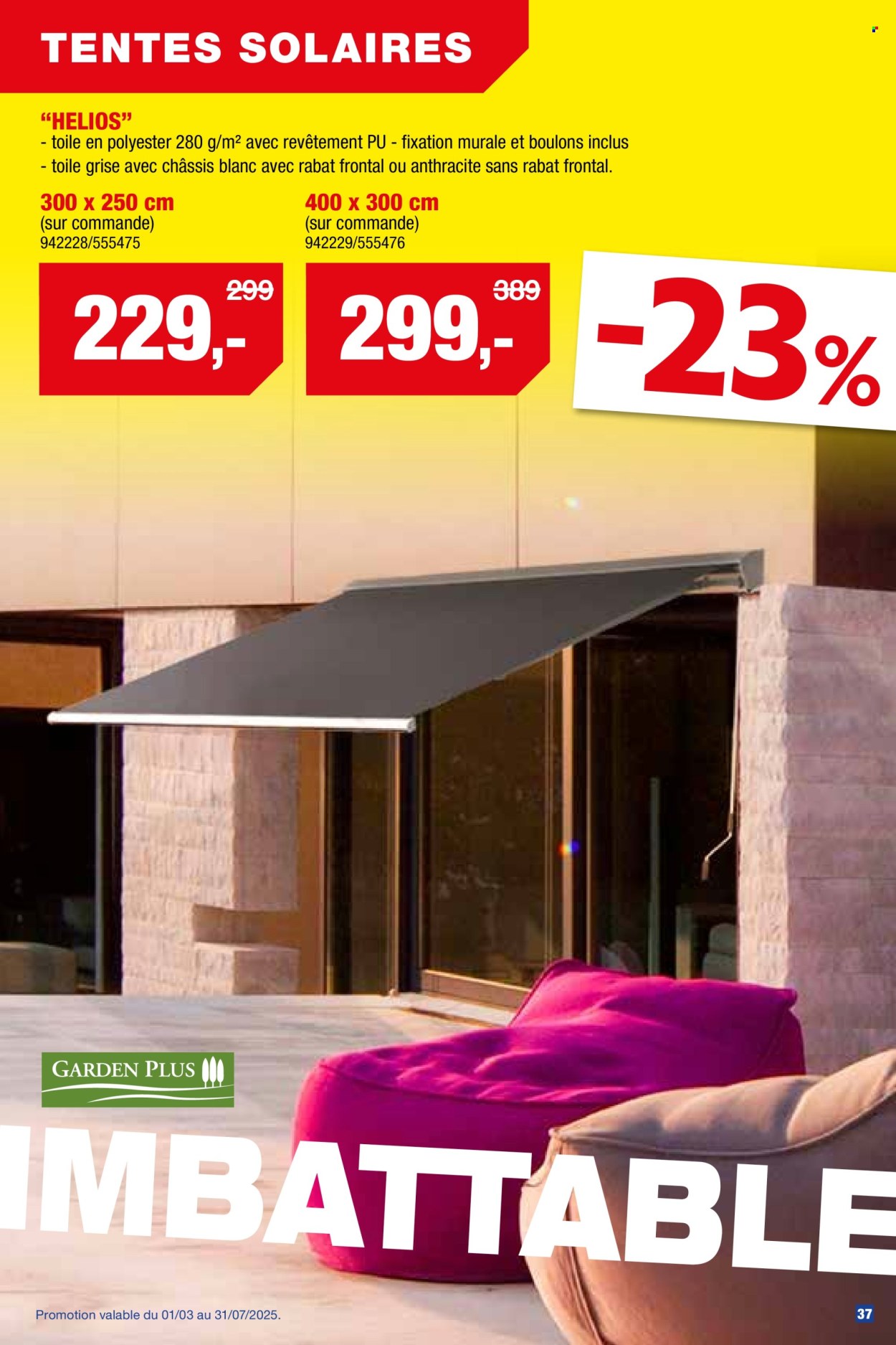 Hubo-aanbieding  - 26.3.2025 - 31.7.2025. Pagina 37.