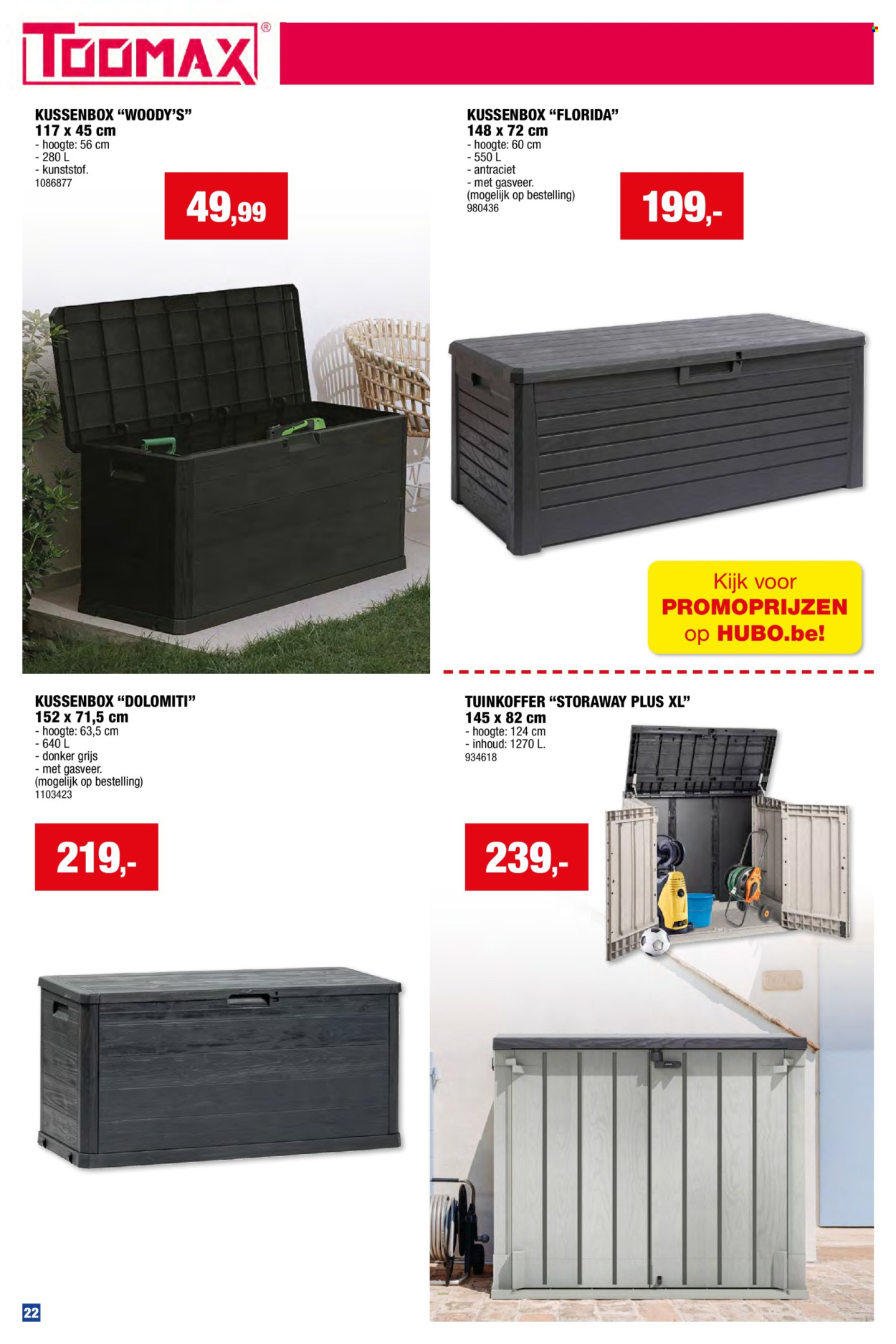 Hubo-aanbieding  - 16.4.2025 - 31.7.2025. Pagina 22.