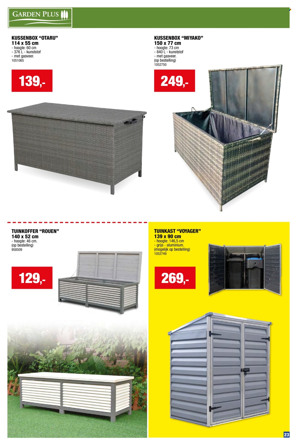 Hubo-aanbieding  - 16.4.2025 - 31.7.2025. Pagina 23.
