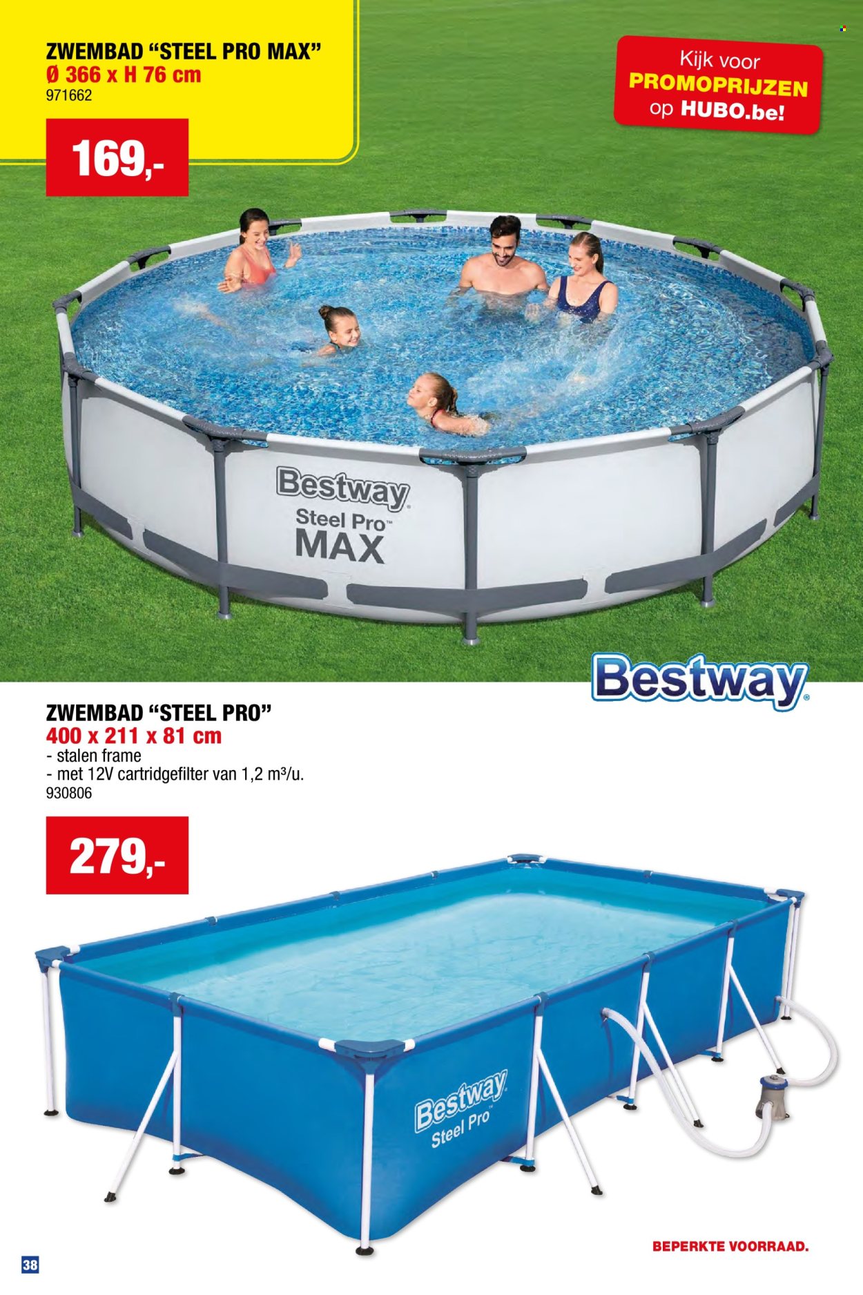 Hubo-aanbieding  - 16.4.2025 - 31.7.2025. Pagina 38.