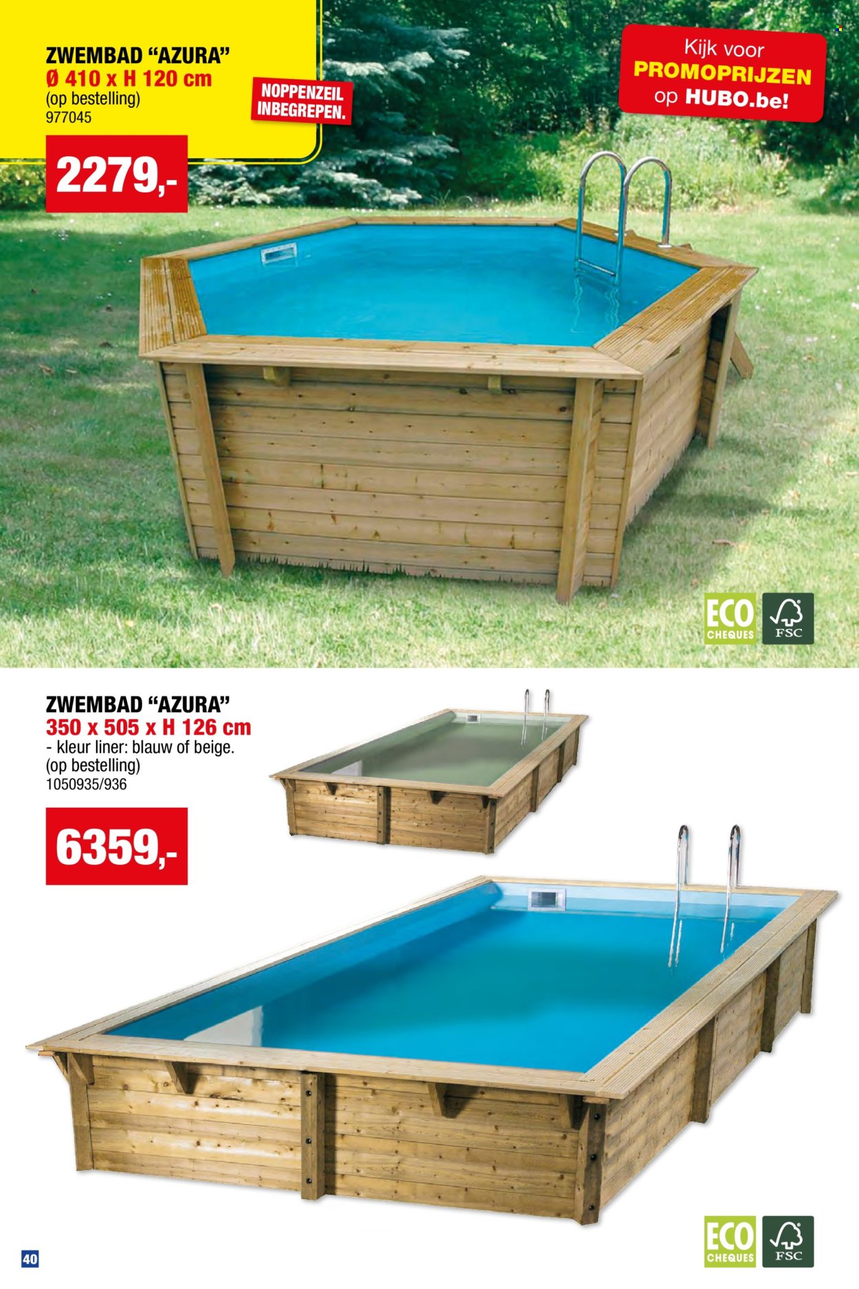 Hubo-aanbieding  - 16.4.2025 - 31.7.2025. Pagina 40.