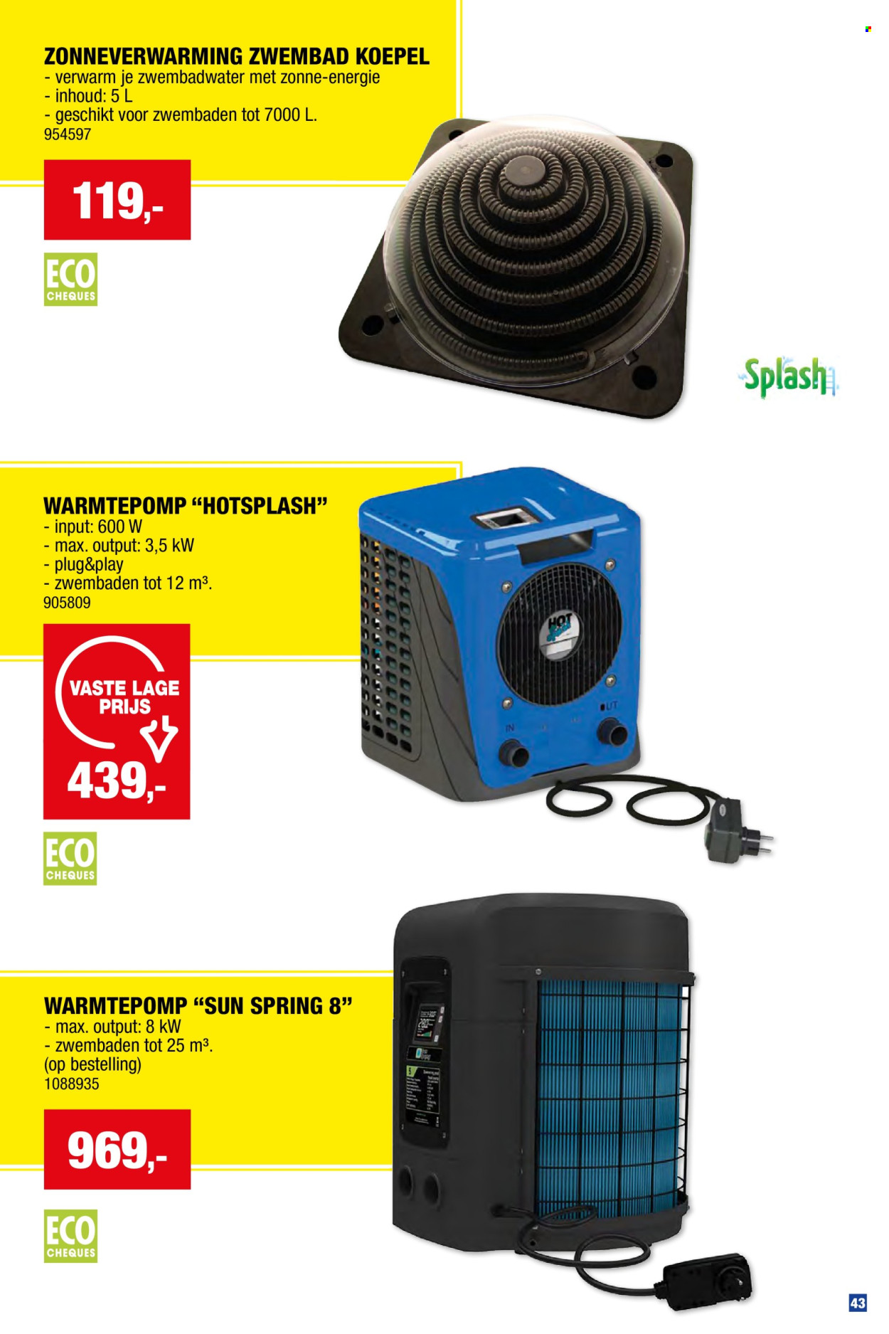 Hubo-aanbieding  - 16.4.2025 - 31.7.2025. Pagina 43.