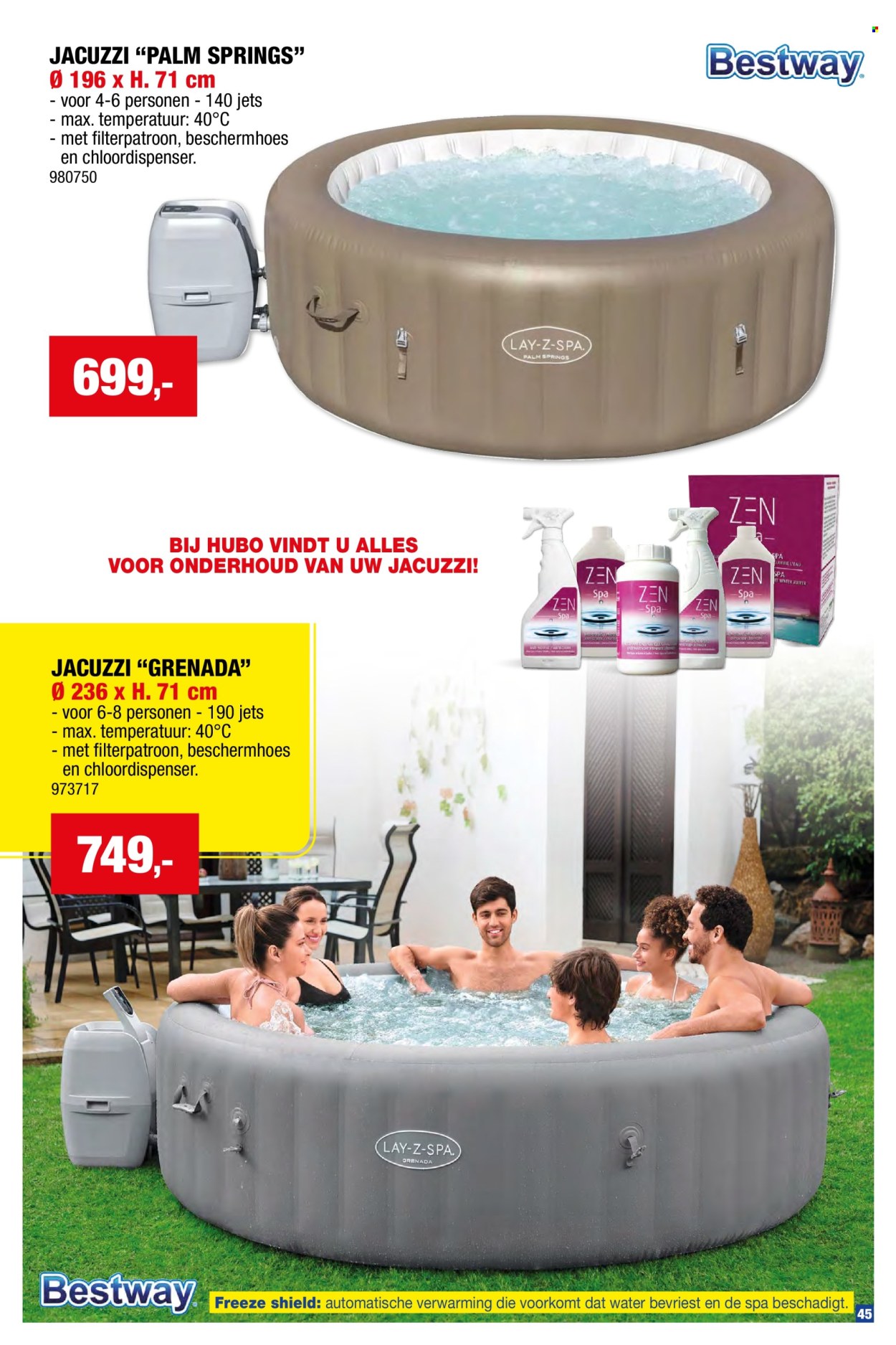 Hubo-aanbieding  - 16.4.2025 - 31.7.2025. Pagina 45.