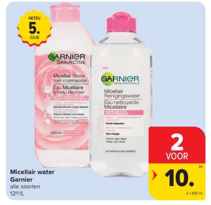 Micellair water Garnier