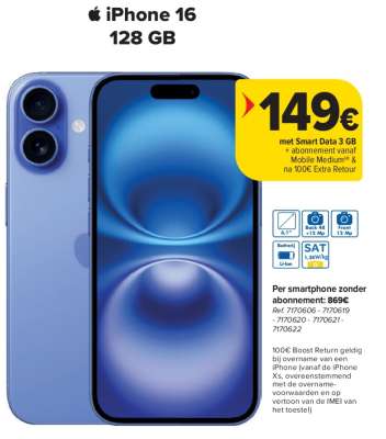 iPhone 16 128 GB