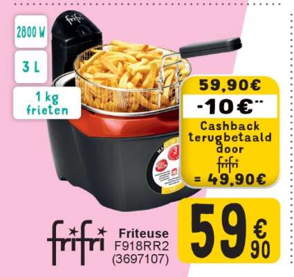 Fritel Friteuse F918RR2