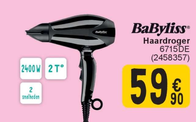 BaByliss Haardroger 6715DE