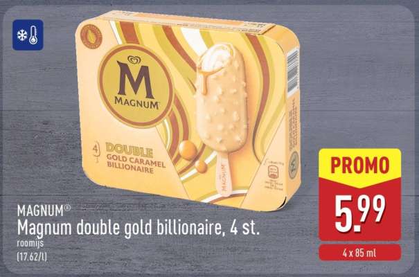 MAGNUM® Magnum double gold billionaire, 4 st.