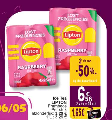 Ice Tea LIPTON Framboos