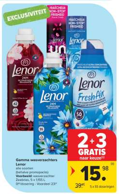 Gamma wasverzachters Lenor