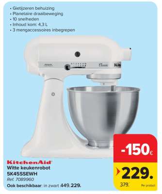 KitchenAid Witte keukenrobot