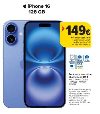 iPhone 16 128 GB