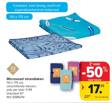 Microvezel strandlaken
