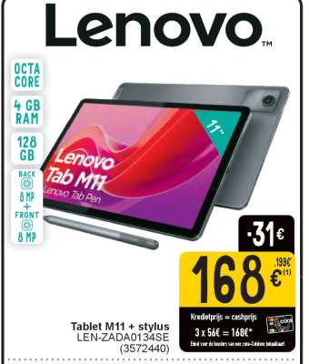 Lenovo Tablet M11 + stylus