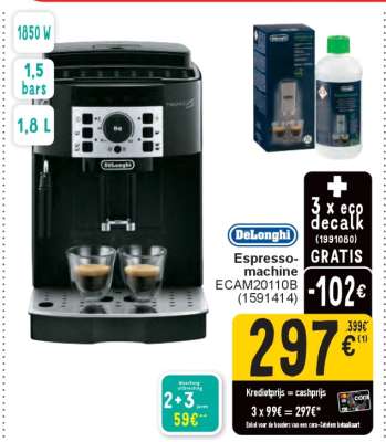 DeLonghi Espresso-machine ECAM20110B