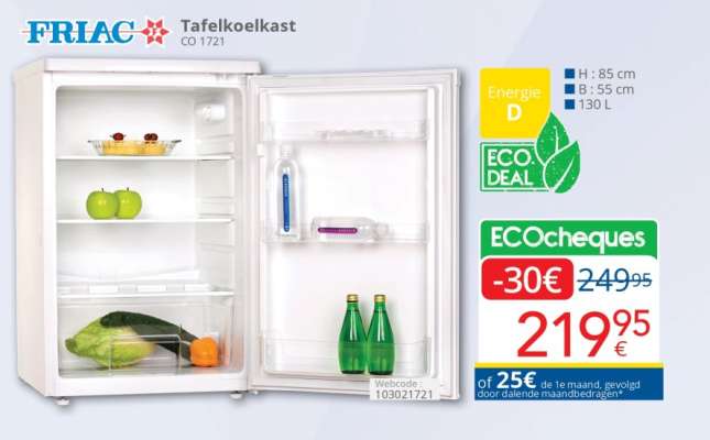 FRIAC Tafelkoelkast CO 1721
