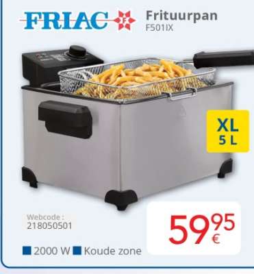 FRIAC Frituurpan F501IX