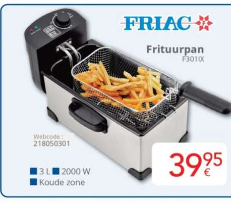 FRIAC Frituurpan F301IX