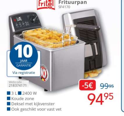 Fritel Frituurpan SF4170