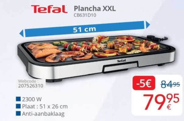 Tefal Plancha XXL CB631D10
