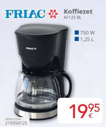 FRIAC Koffiezet KF125 BL