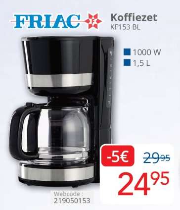 FRIAC Koffiezet KF153 BL