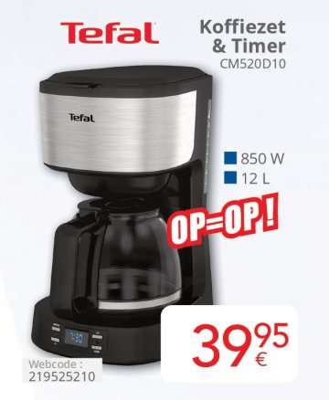 Tefal Koffiezet & Timer CM520D10