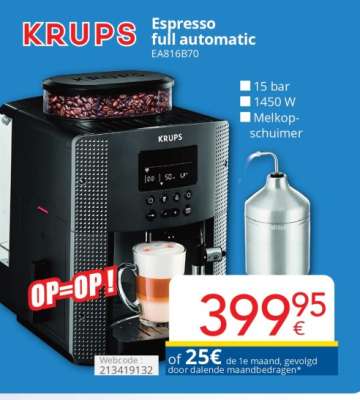 KRUPS Espresso full automatic EA816B70