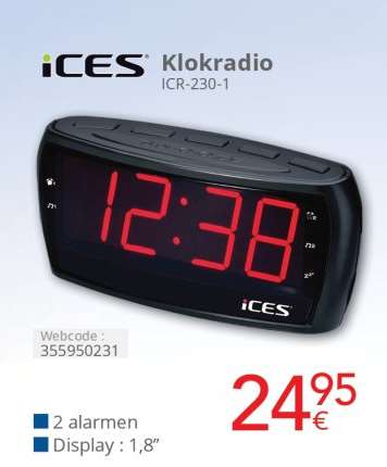 iCES Klokradio ICR-230-1