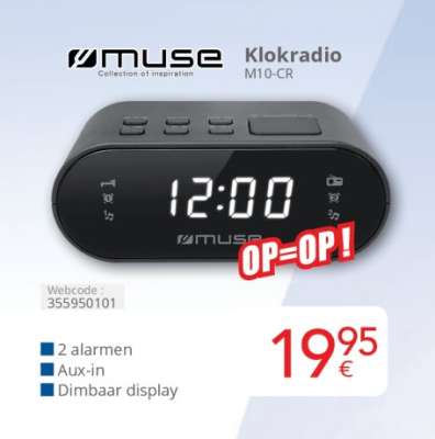 Muse Klokradio M10-CR